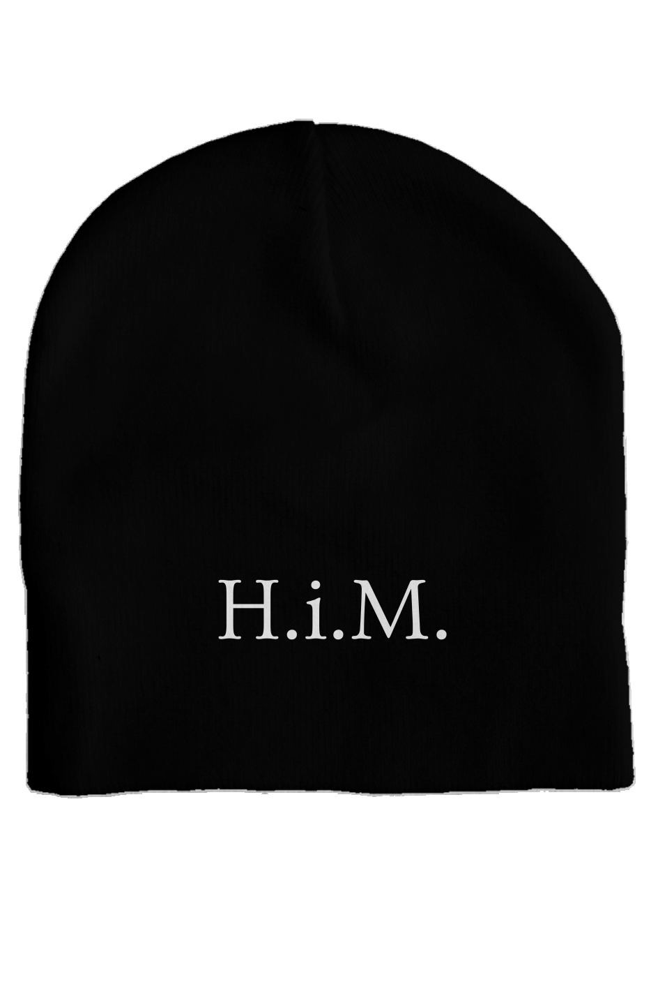 H.i.M. Embroidered Skull Cap Beanie